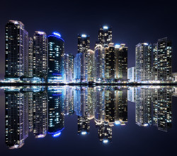 llbwwb:  (via 500px / Busan city skyline