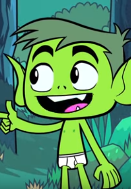 From the Teen Titans Go episode Nature where Beast Boy decides he isn’t  close