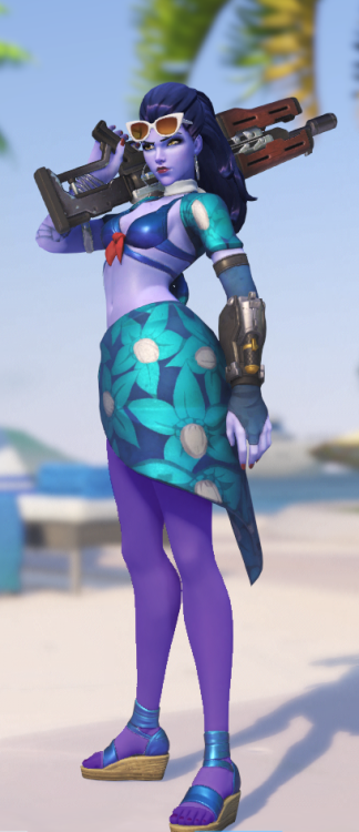 The summer games are here! Widowmaker has gotten a new sexy skin! So sexy that i added more to it! H