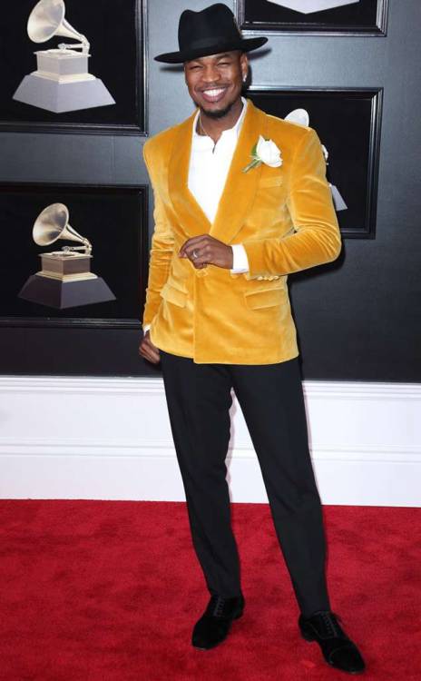 frozenmorningdeew: Ne-Yo attends the 60th annual Grammy Awards in New York, 28 Jan 2018