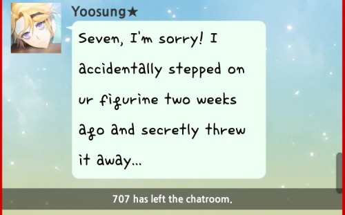 mysticmessenger-outofcontext:707 isn’t having none of that