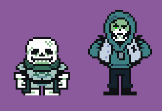 Even newer dusttrust dustswap sans sprite pixel art