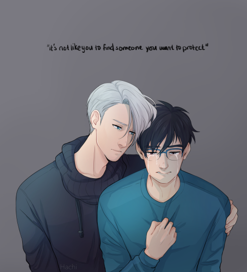 hachidraws:Bad days will always come and go, but they get through them