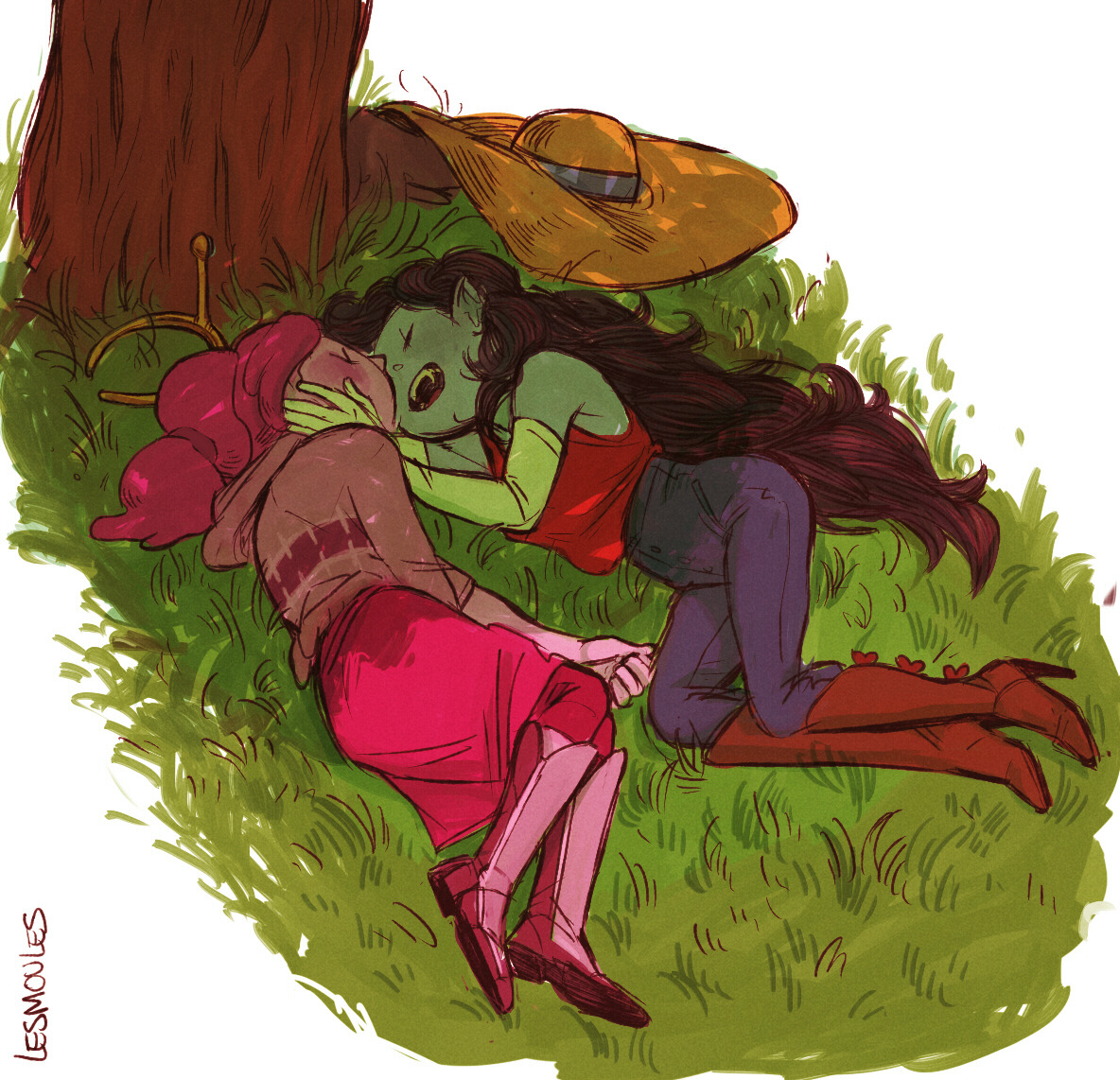 lesmoules:  been catching up on Adventure Time ( and Sky Witch gave me feelings fingerscrossed!!they’resocutetogether)
