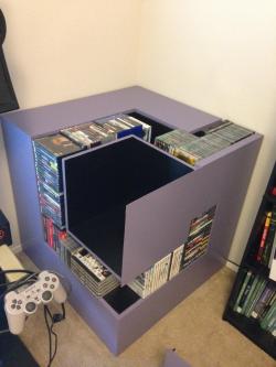 retrogamingblog:  Gamecube Logo Cabinet made by Edgemeredrive