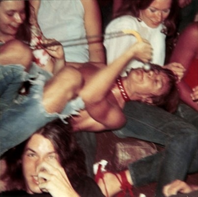 sarcasm-factory: Iggy Pop performing with The Stooges · 1970