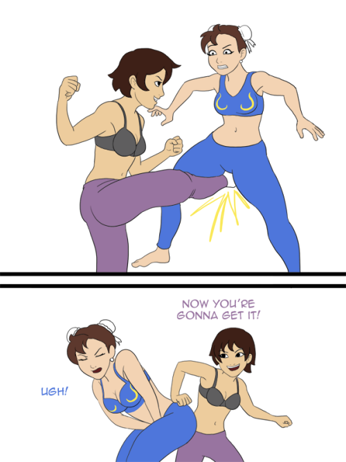 Chun Li humilation by http://koryusakurada.deviantart.com/