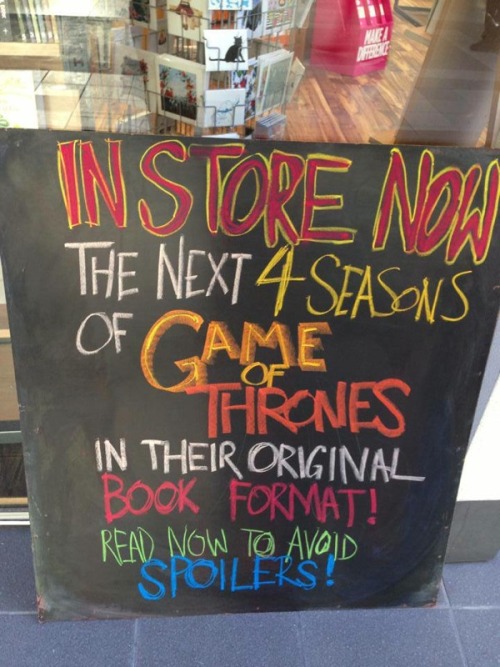 More creative book store signs.