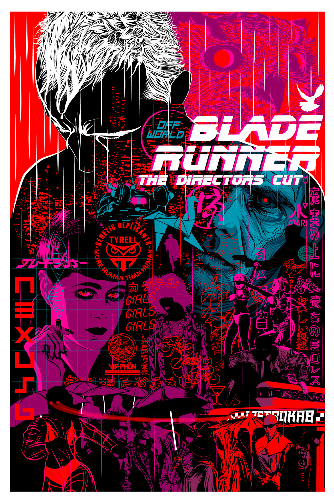 thepostermovement:Bladerunner : The Directors Cut by Ciarán O Donovan