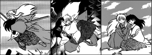 inukagkids: Inuyasha and Kagome are pretty much glued to each other, part three. [part 1] [part