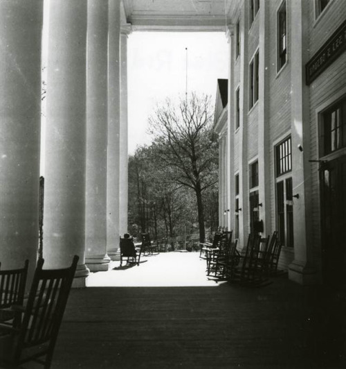 Black Mountain College & Porch of Lee Hall, 1933-41. Faculty Portrait, Summer 1946: Josef and An