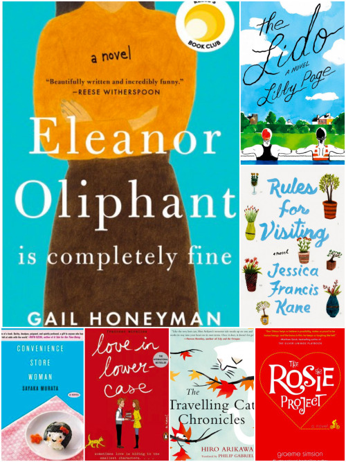 cheshirelibrary:6 Books To Read After ELEANOR OLIPHANT IS COMPLETELY FINE[via Book Riot]Eleanor Olip