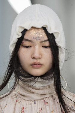 midnight-charm: Cong He at Preen Fall / Winter 2018