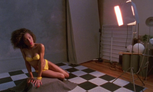 365filmsbyauroranocte:Octavia Saint Laurent in Paris is Burning (Jennie Livingston, 1990)