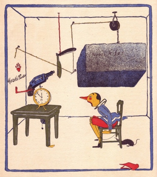 talesfromweirdland:‪Illustrations from Salvador Bartolozzi’s Pinocchio series (1920s). Bartolozzi (1