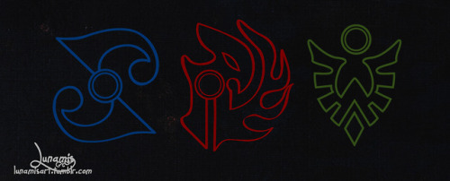 I recreated the Mashins’ symbols from Magic Knight Rayearth. I’ve always loved them! Find this and m