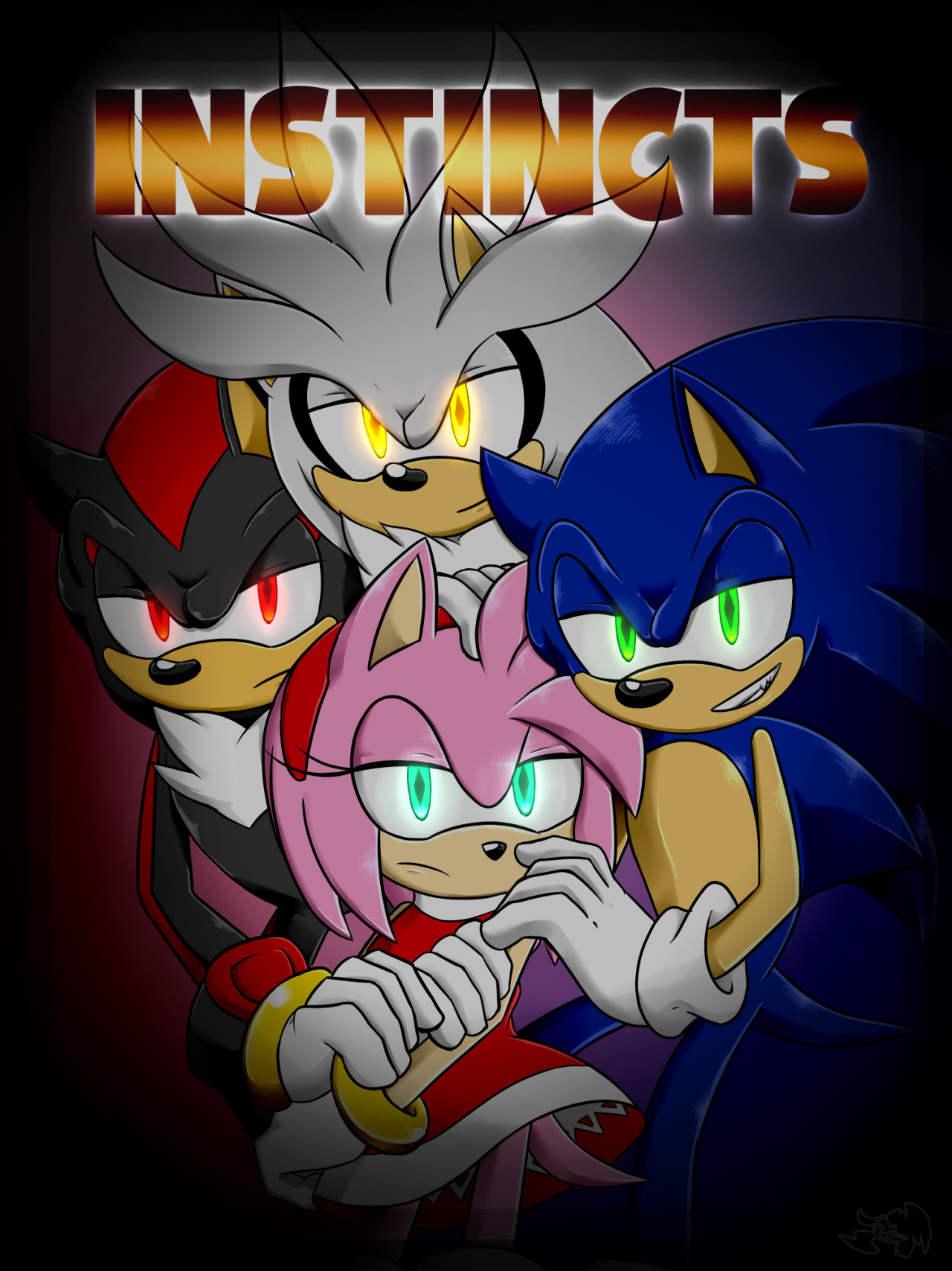 PhoenixSAlover — Sonic, Amy, Silver and Shadow Owned by SEGA