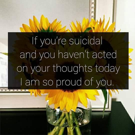 imanurse:  It is World Suicide Prevention Day today!  Keep up the fight! Don’t