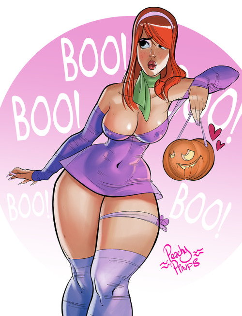 peachypinups: Daphne and some BOO…bs!