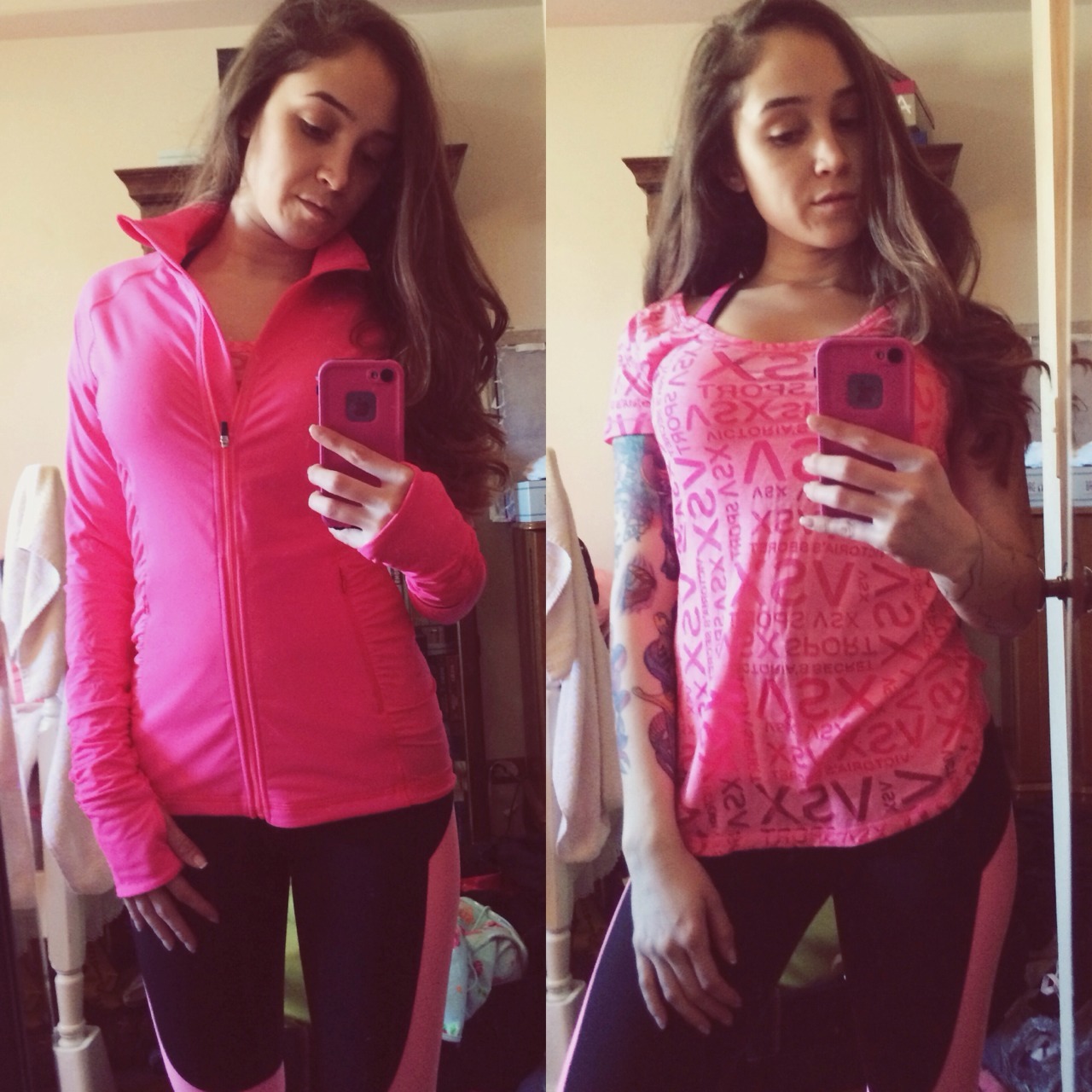 dimplessuicide:  Treated myself to some new workout gear from Victoria’s Secret.