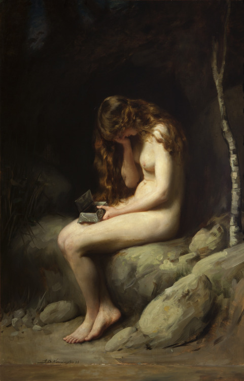 onethousandophelias:Thomas Kennington - Pandora (1908)Private collection