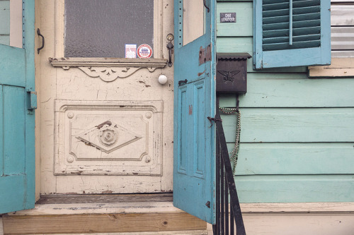 Porches in the Marigney. Since the houses are typically raised, these beautiful porches are at eye l