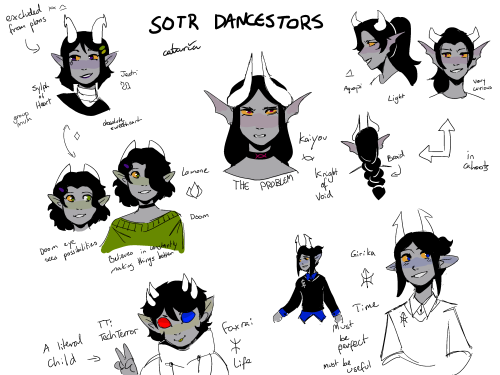 Made Dancestors For My Sotr Comic Fantrolls, Bc Another Whole Group Of Ocs Is Def Something I Needed