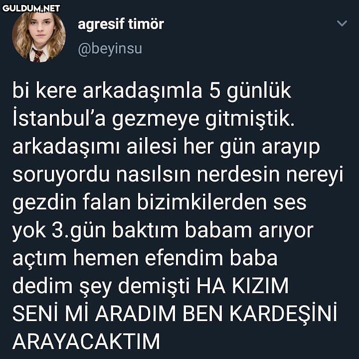 ailemle aramdaki ilişki...