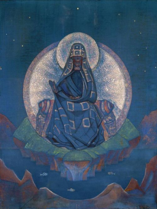 barcarole: Mother of the World, Nicholas Roerich, 1924.