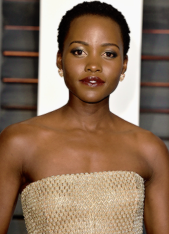 reverseracism:  yasfinneys:Lupita Nyong’o attends the 2015 Vanity Fair Oscar Party