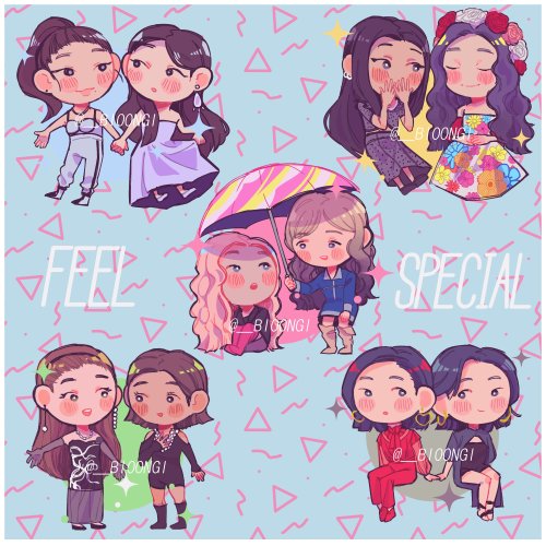 Feel special stickers I did for a con!