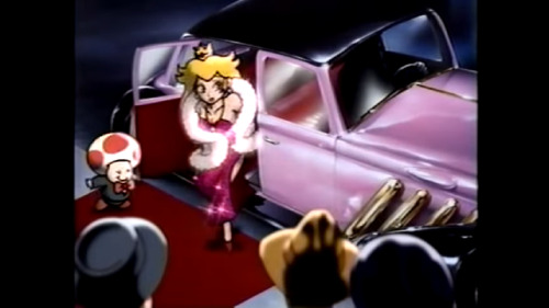 speedyssketchbook: thefreshprinceofjunes: peach looks SO GOOD in this old japanese commercial for super mario all stars i am living Will need to use this dress at some point.  <3 <3 <3 <3