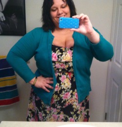 readysetcunt:  Dress: Rainbow  Cardi: Target