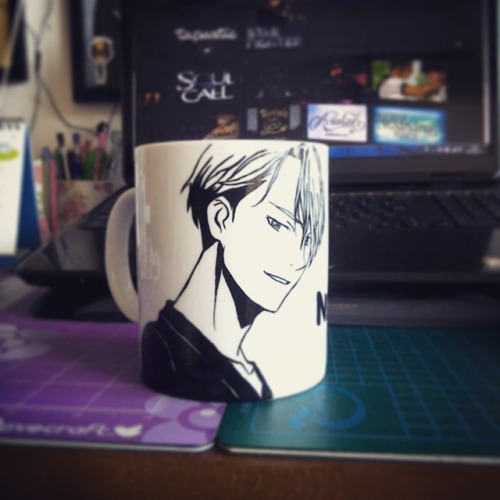 Pretty Victor for a good start of the day!I love how YOI mugs turn out but making them is a bit of