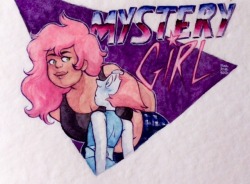 nina-rosa-draw: Mystery Girl ⚡️🎆💿💜🎶