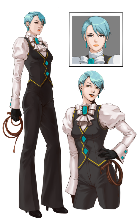 dullahandame:mayasborger:Another possible design for Franziska in future games. I don’t w