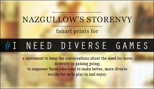 nazgullow:
“My Storenvy benefiting why-i-need-diverse-games !
Like before, but this time 100% of profits go towards the INDG movement.
**Get a limited edition The Hobbit: The Battle of the Five Armies NZPost stamp for every prints order! Hurry,...