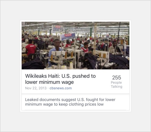 sapiophobes: waabi-saabi: socialistsephardi: artdream: When the minimum wage in Haiti was raised to 