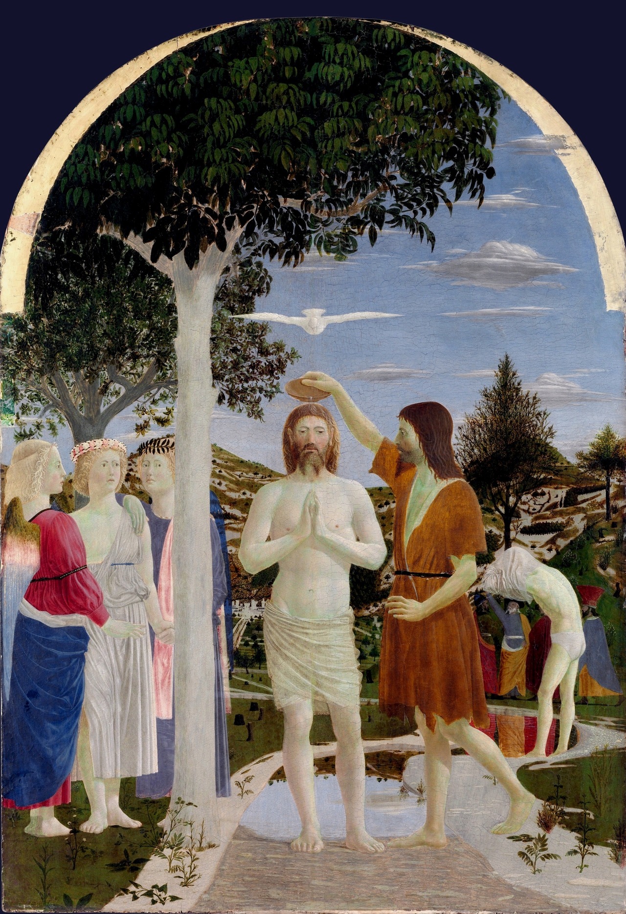 Piero della Francesca (between 1410/1420 ? - 1492), Battesimo di Cristo (the Baptism