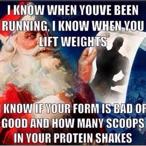 motivateyourselfeachandeveryday:  Santa’s watching.. 
