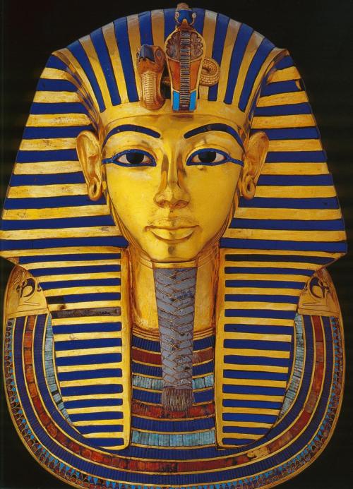 awesomepharoah: Gold Mask of Tutankhamun, ca. 1323 B.C.E, 18th Dynasty, New Kingdom  “Thi