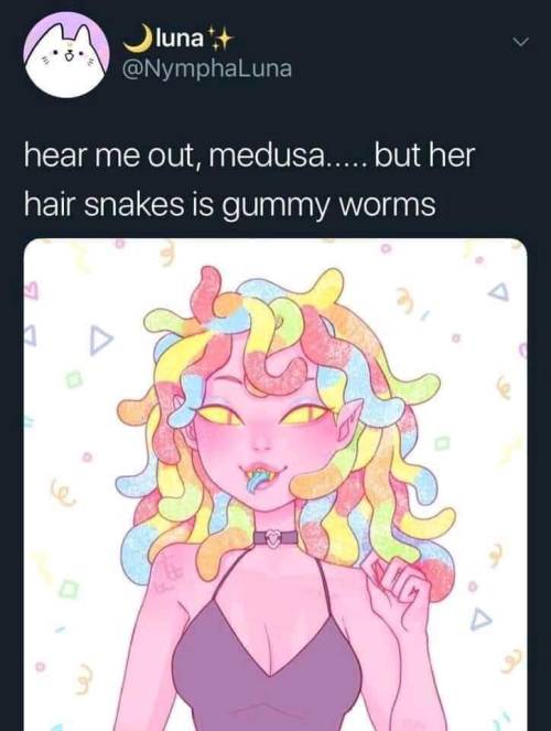 evileah:endreal:The most dangerous Medusa Turns trespassers into rock candy.