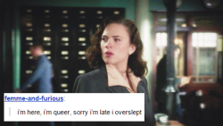 shirleyjacksons:  agent carter + text posts, part III 