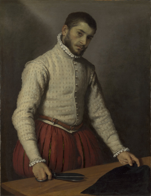“The tailor ” by Giovanni Battista Moroni, 1570-75