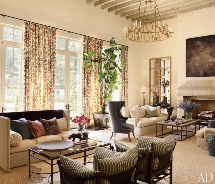 georgianadesign:  Suzanne Kasler and William T. Baker in Atlanta. Architectural Digest. 