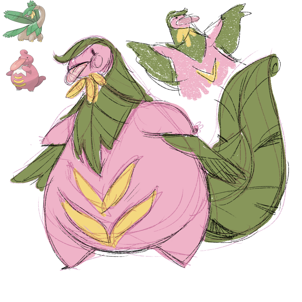 thefairygodmonster:  The results of today’s streams. These are really rough concepts