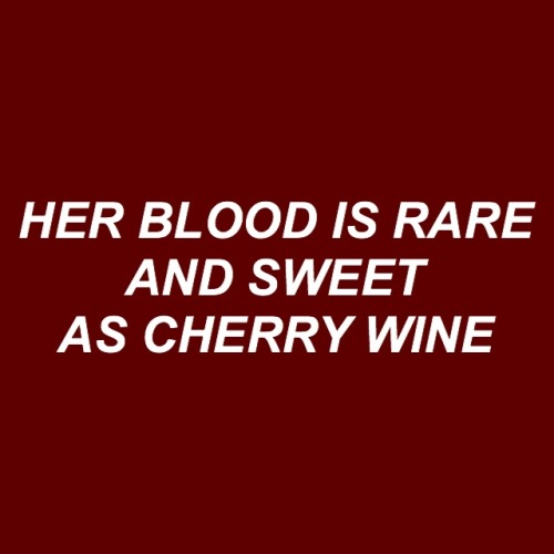 hozier - cherry wine