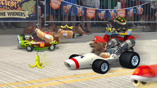 wwinterweb:    PS Battle: Sprinting dachshunds dressed as hot dogs (see 10 more)