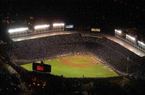 addisonisnext - Wrigley Field under the...