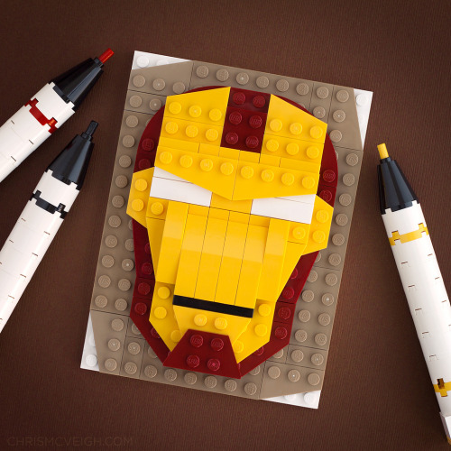 Man in the Iron Mask / Brick Sketch by Chris McVeigh. (par powerpig)